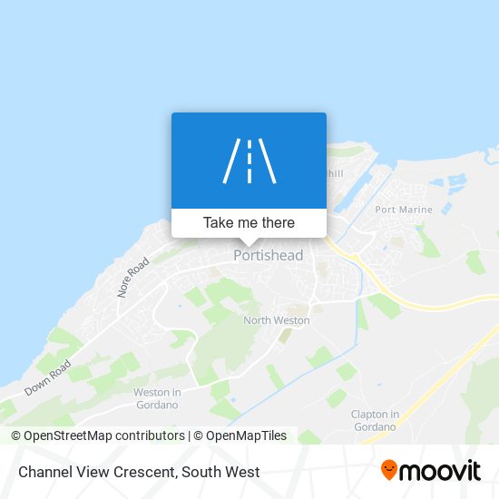 Channel View Crescent map