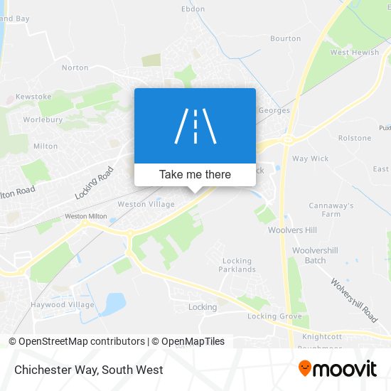 Chichester Way map