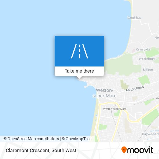 Claremont Crescent map