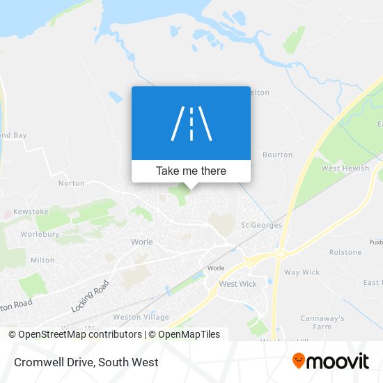 Cromwell Drive map