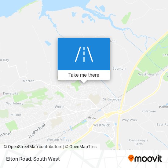 Elton Road map