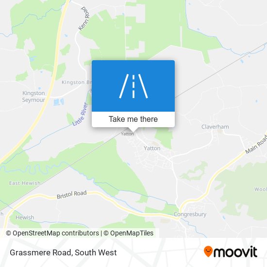 Grassmere Road map