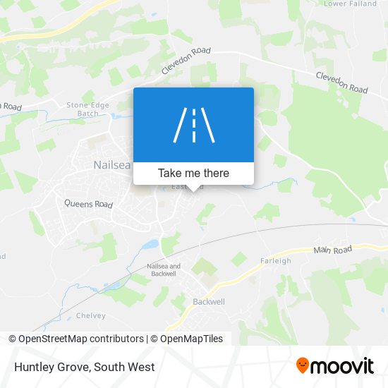 Huntley Grove map