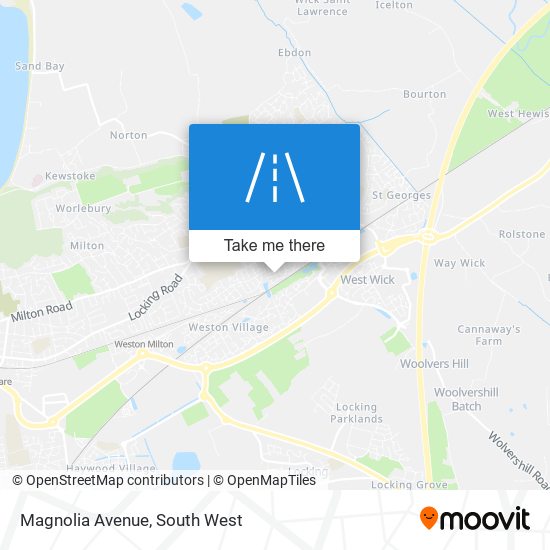 Magnolia Avenue map