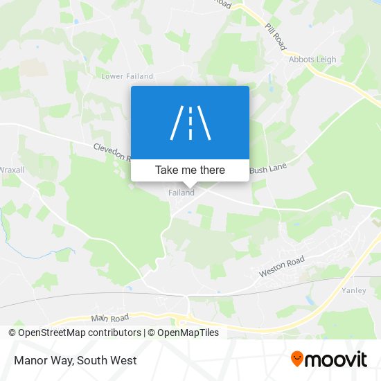 Manor Way map