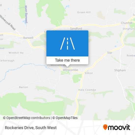 Rockeries Drive map