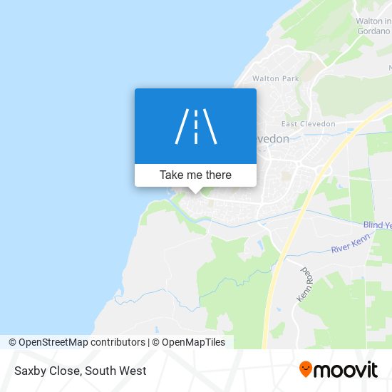 Saxby Close map