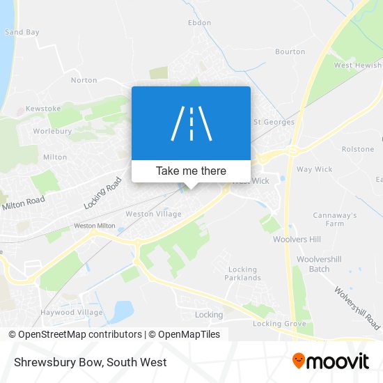 Shrewsbury Bow map