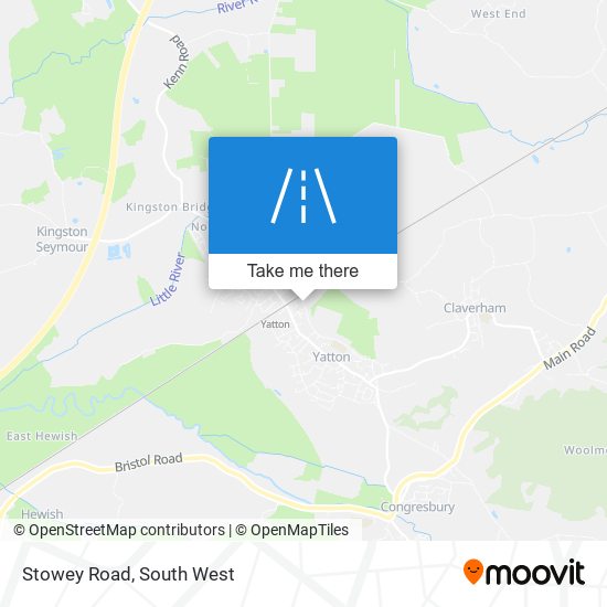 Stowey Road map