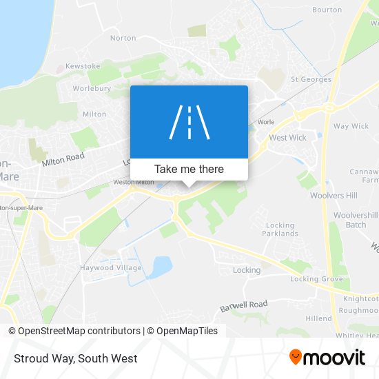 Stroud Way map