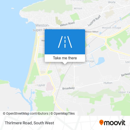 Thirlmere Road map