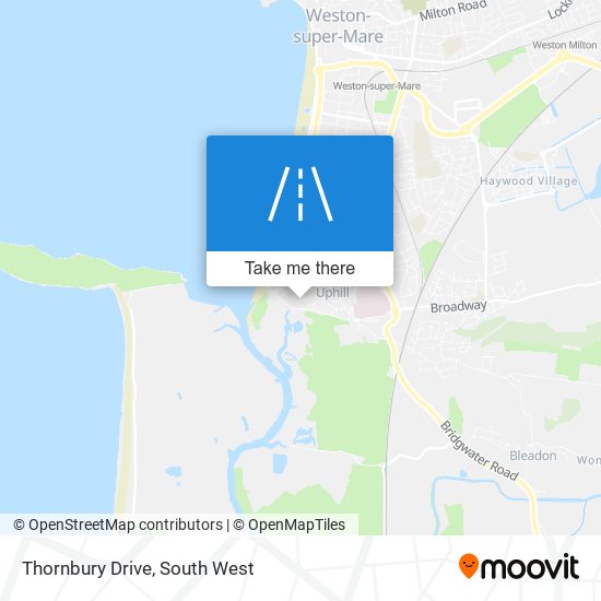 Thornbury Drive map