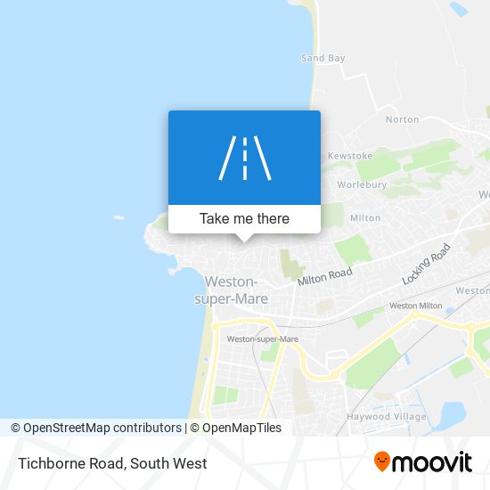 Tichborne Road map