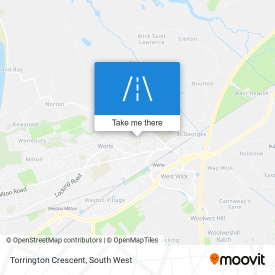 Torrington Crescent map