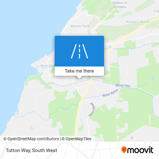 Tutton Way map