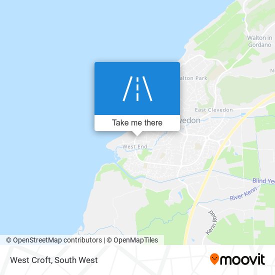 West Croft map