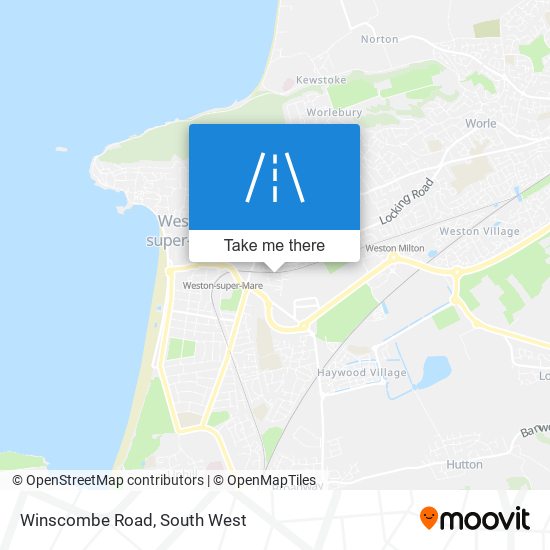 Winscombe Road map