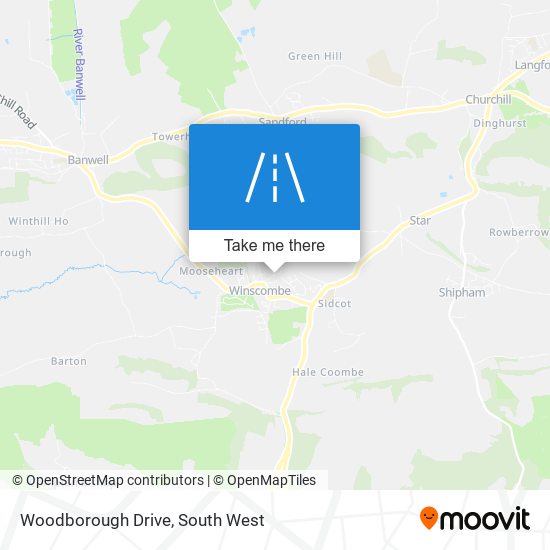 Woodborough Drive map
