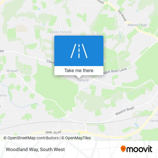 Woodland Way map