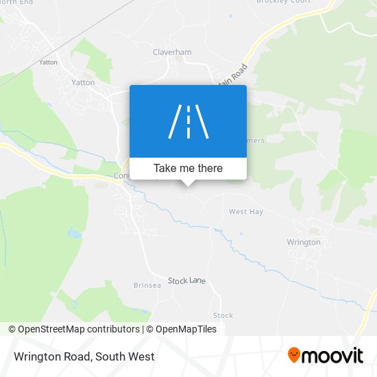 Wrington Road map