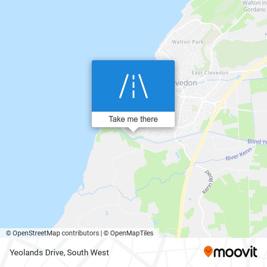 Yeolands Drive map