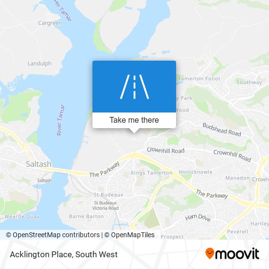 Acklington Place map