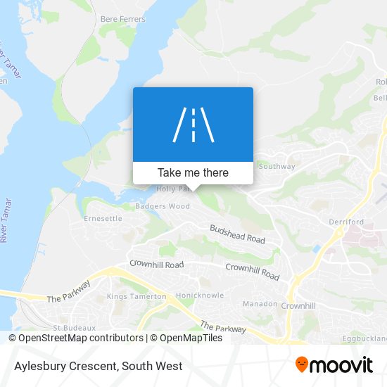 Aylesbury Crescent map