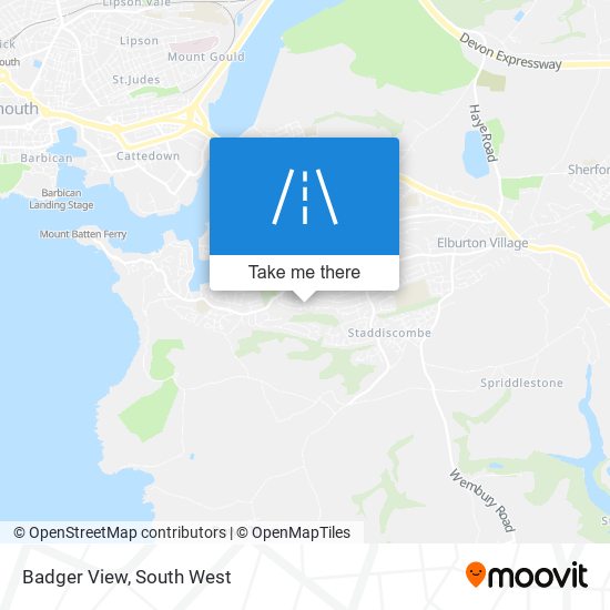 Badger View map