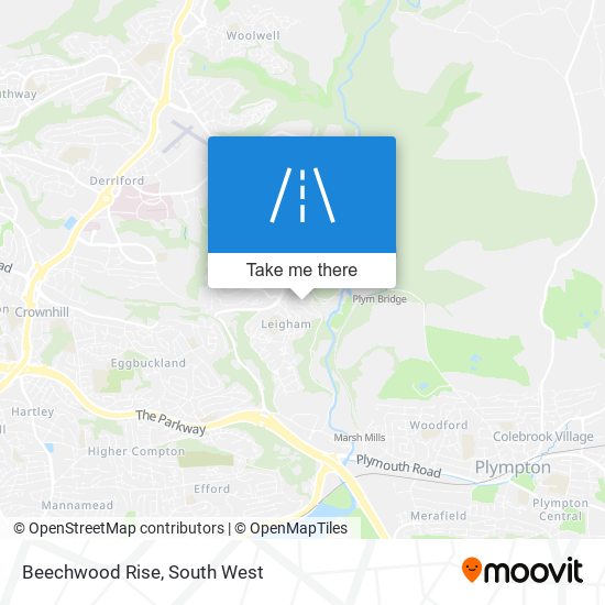 Beechwood Rise map