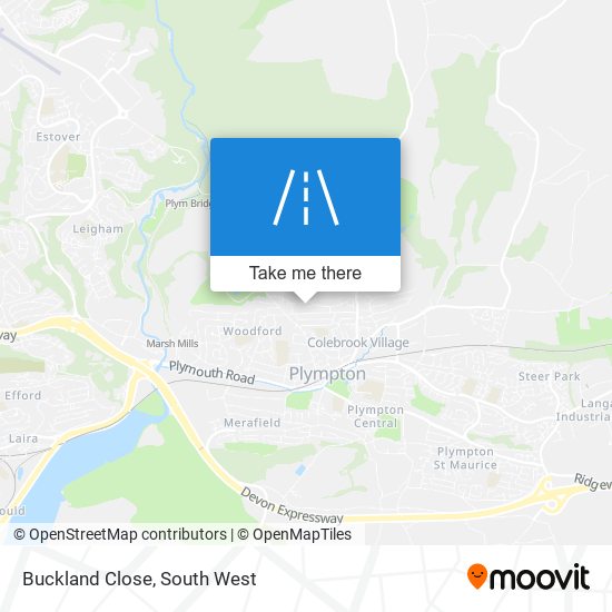 Buckland Close map