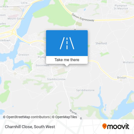 Charnhill Close map