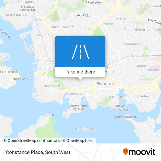 Constance Place map