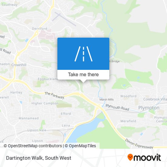 Dartington Walk map
