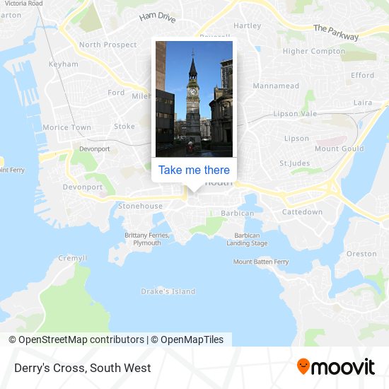 Derry's Cross map