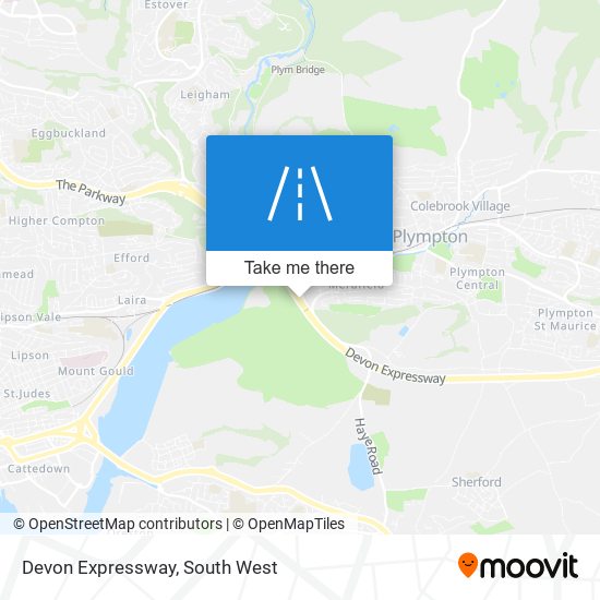 Devon Expressway map