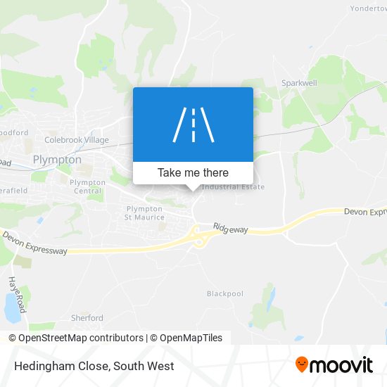 Hedingham Close map