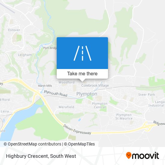 Highbury Crescent map