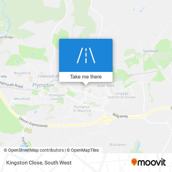 Kingston Close map