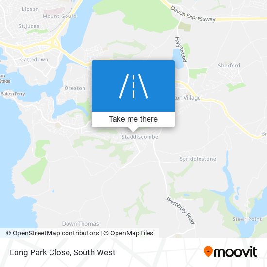 Long Park Close map
