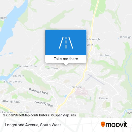 Longstone Avenue map