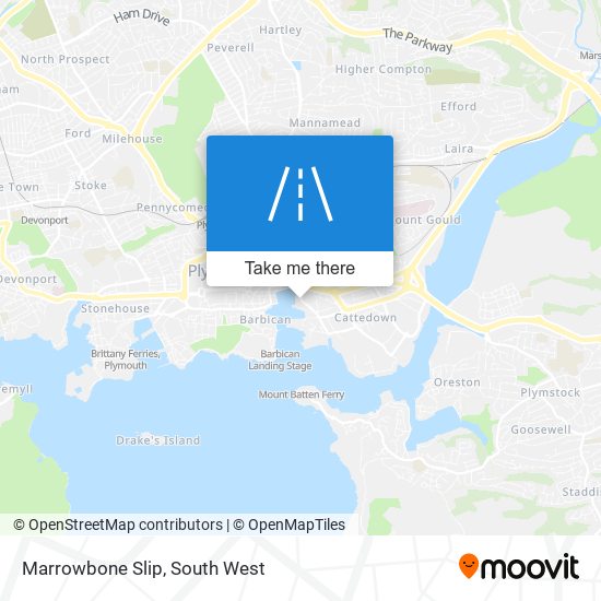 Marrowbone Slip map