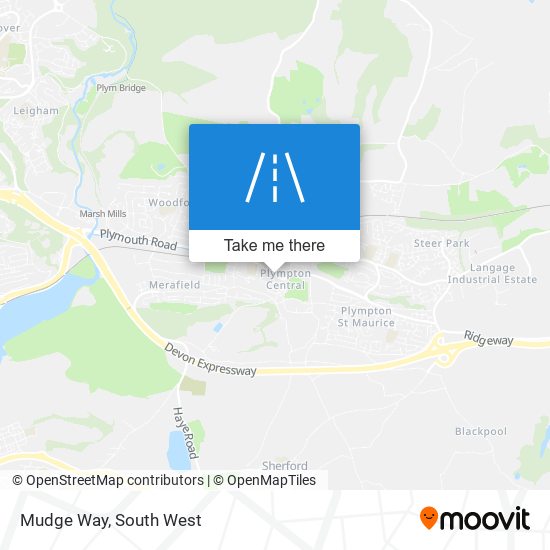 Mudge Way map