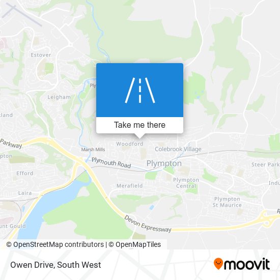 Owen Drive map