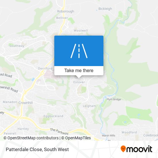 Patterdale Close map