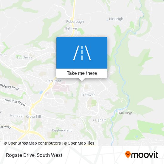 Rogate Drive map