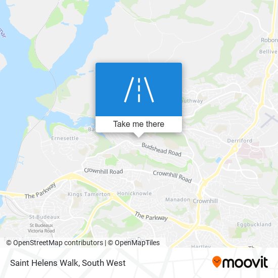 Saint Helens Walk map