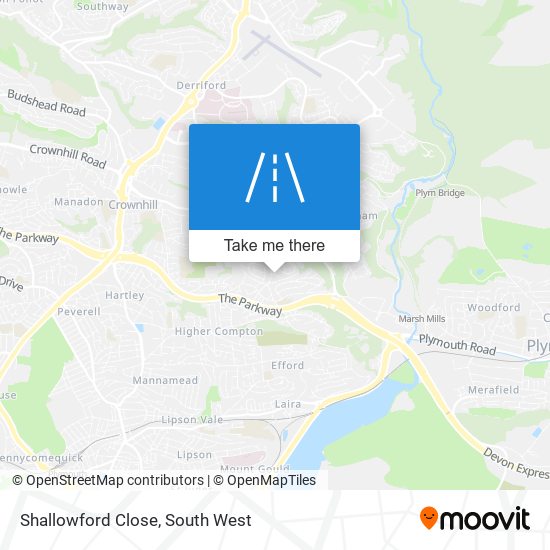 Shallowford Close map