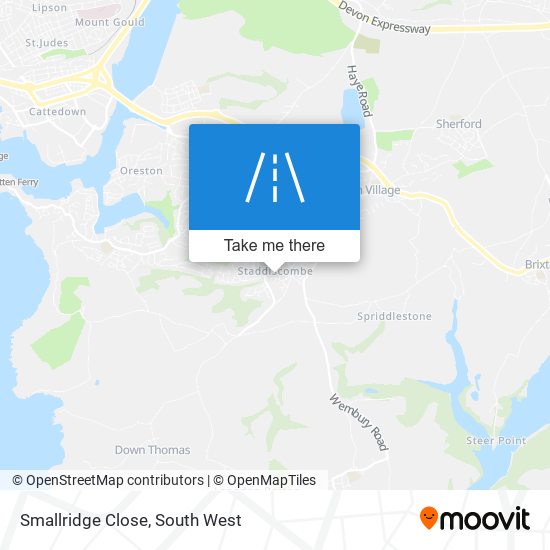 Smallridge Close map