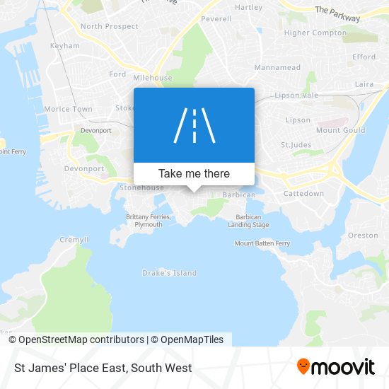 St James' Place East map