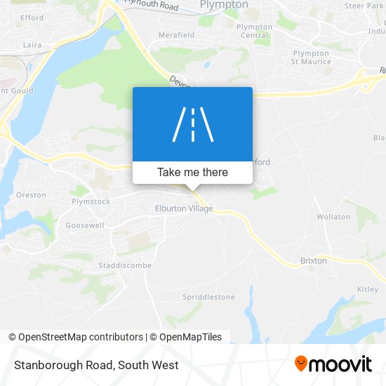 Stanborough Road map